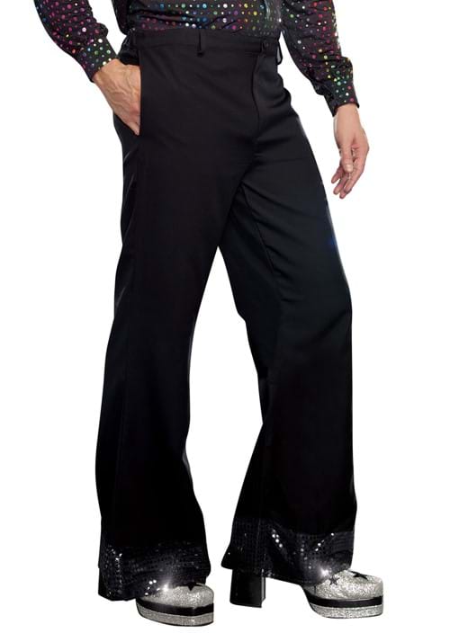 Men's Black Disco Costume Pants - US 7164