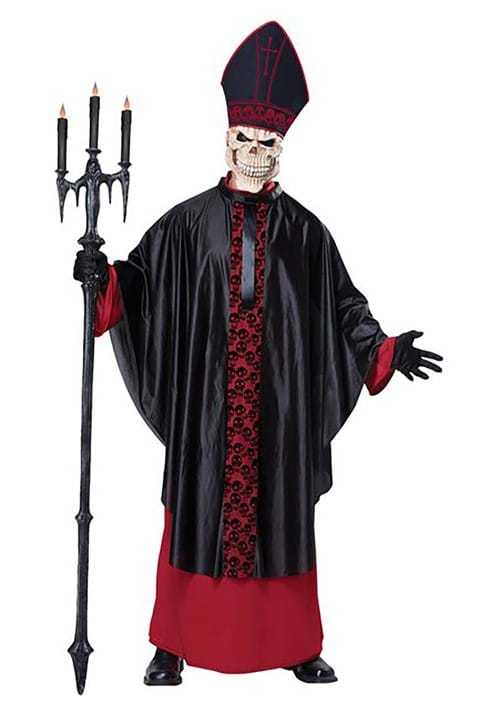 Black Mass Bishop Costume for Men - US 5933