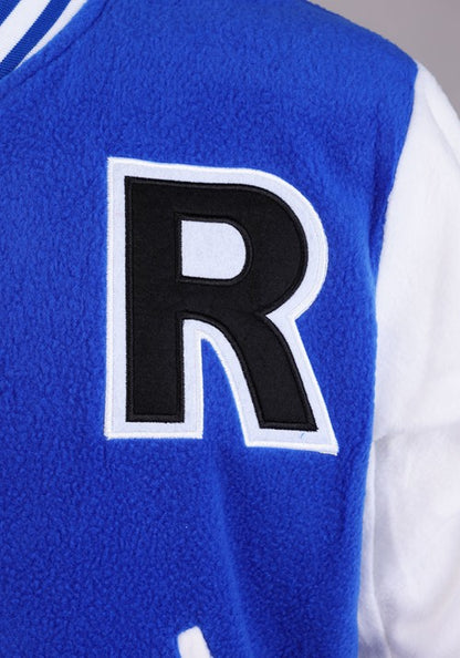 Men's Letterman Blue Jacket Costume - US 6958