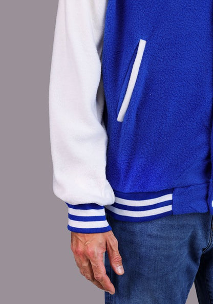Men's Letterman Blue Jacket Costume - US 6958