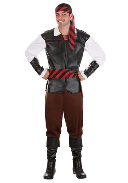 Budget Pirate Men's Costume - US 8380