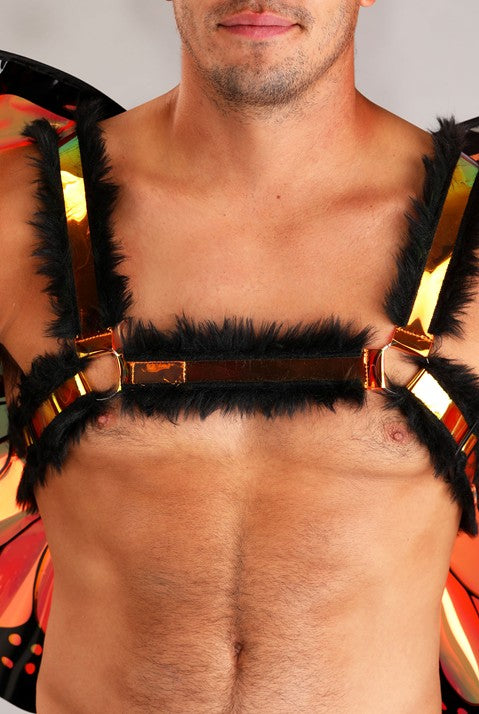 Men's Sexy Butterfly Harness Costume - US 6379