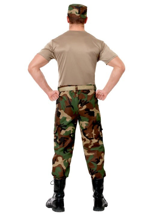 Men's Camo Soldier Costume - US 2880