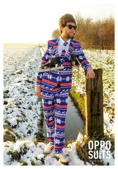 Men's OppoSuits Ugly Christmas Sweater Costume Suit - US 0675