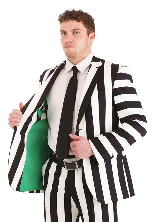 Striped Beetlejuice Men's Blazer - US 3637