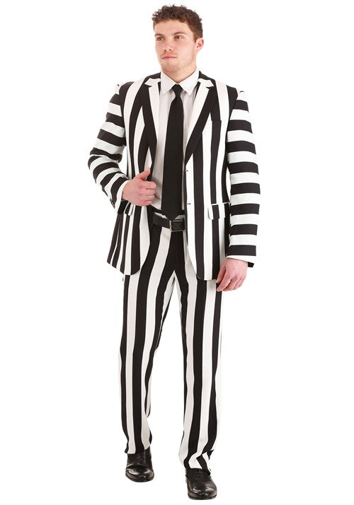 Striped Beetlejuice Men's Blazer - US 3637