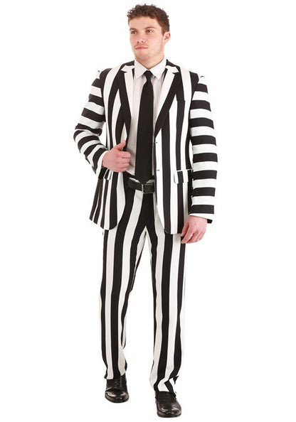 Striped Beetlejuice Men's Blazer - US 3637