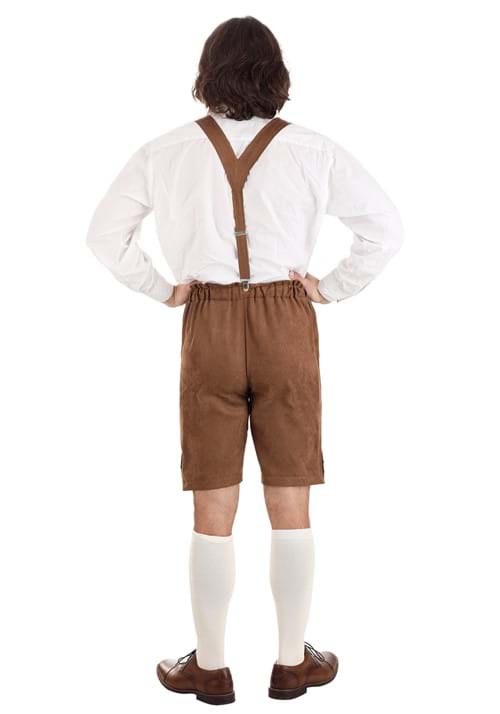Brown Lederhosen Oktoberfest Costume for Men - US 5037