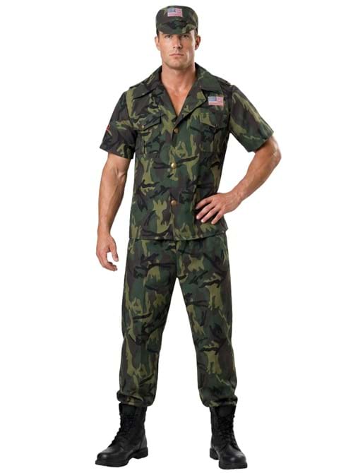 Men's Commando Camouflage Costume - US 6633