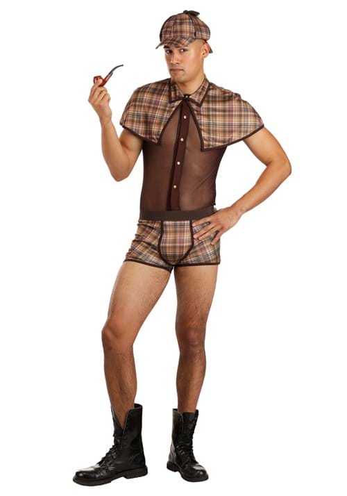 Men's Dashing Detective Sherlock Holmes Costume - US 6347