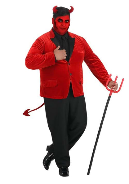 Dashing Devil Plus Size Costume for Men - US 8741