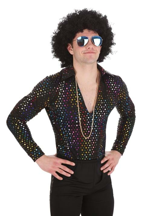Dazzling Disco Costume Shirt for Men - US 7435
