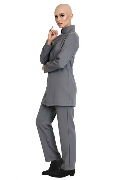 Deluxe Gray Suit Costume for Men - US 0929