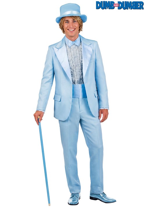 Men's Deluxe Harry Dunne Blue Dumb and Dumber Costume - US 1599