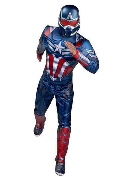 Men's Deluxe Captain America Sam Wilson Costume - US 9171