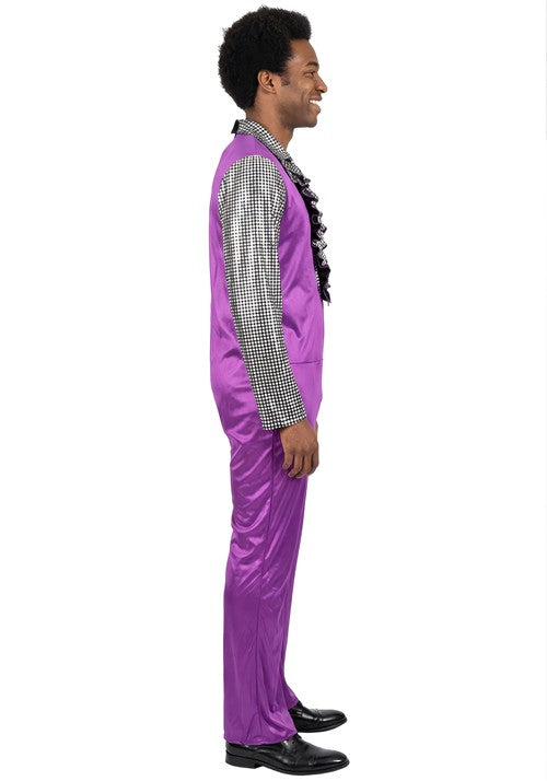 Men's Disco Costume Jumpsuit - US 8081