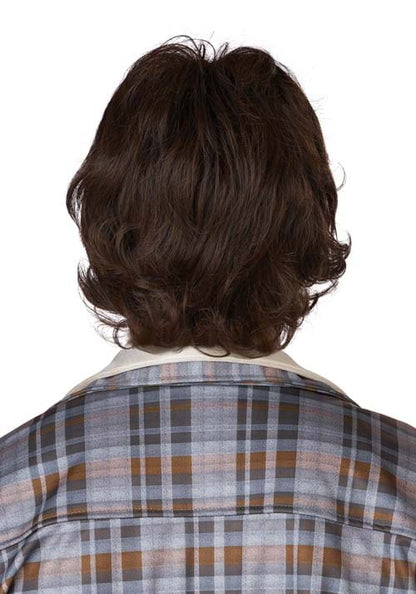 Disco Daddy Costume Wig and Mustache for Men - US 9687