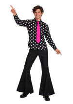 Men's Disco Heat Costume Shirt & Tie - US 9405