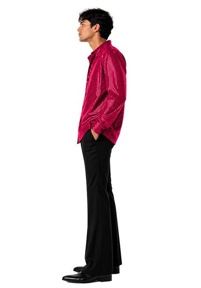 Men's Disco Inferno Red Costume - US 7251