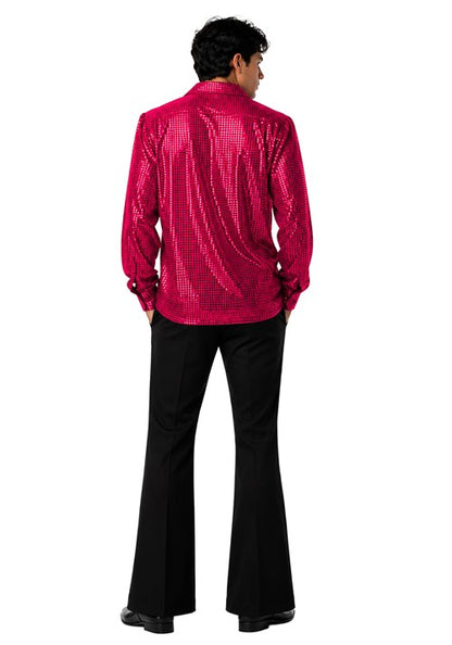 Men's Disco Inferno Red Costume - US 7251