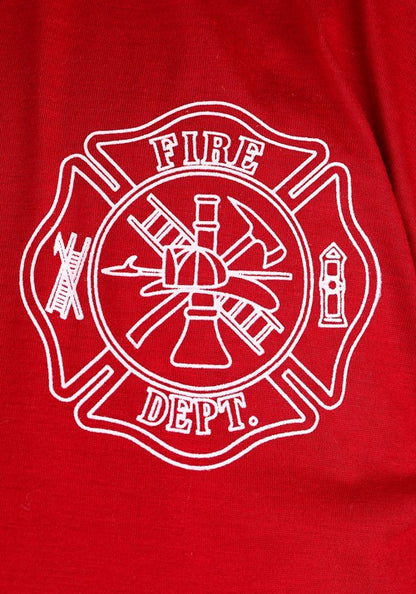 Fire Captain Plus Size Costume for Men - US 3961