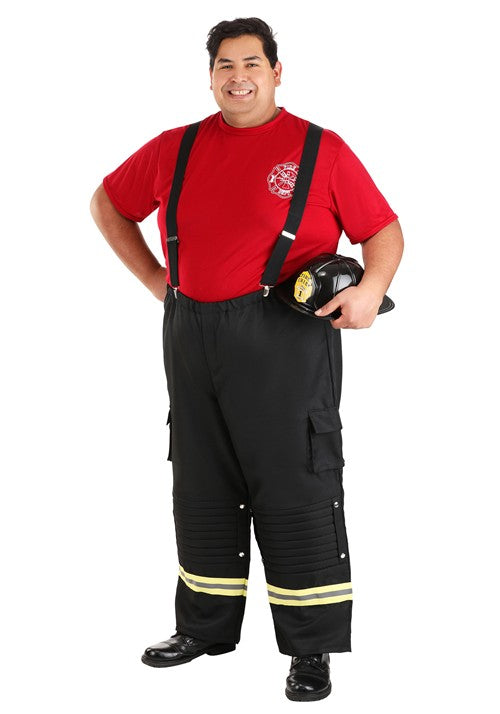 Fire Captain Plus Size Costume for Men - US 3961