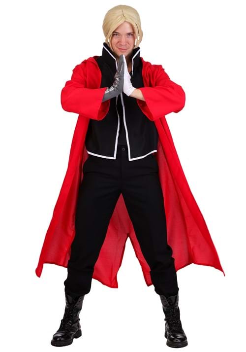 Men's Full Metal Alchemist Edward Costume - US 3110