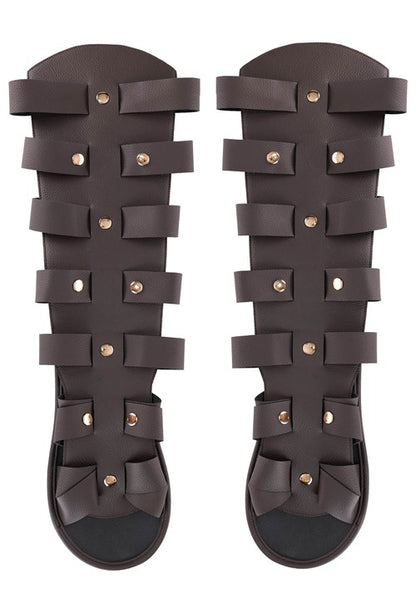 Men's Deluxe Gladiator Costume Sandals - US 1600