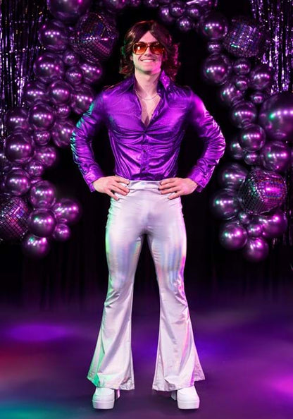 Holographic Disco Pants - US 3742