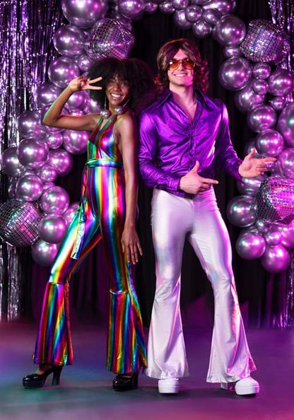 Holographic Disco Pants - US 3742