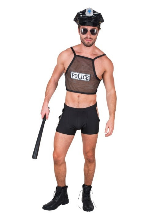 Men's Sexy Hot Cop Costume - US 9368