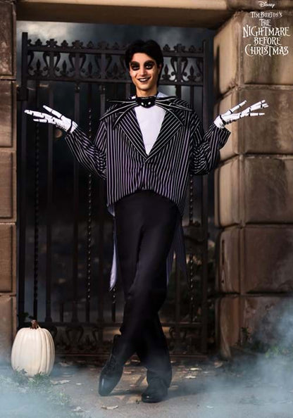 Tim Burton Jack Skellington Adult Costume - US 5872