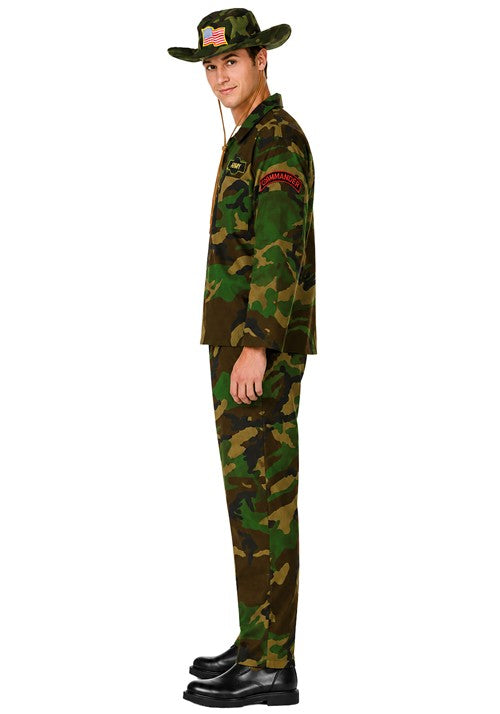 Men's Jungle Commando Soldier Costume - US 1182