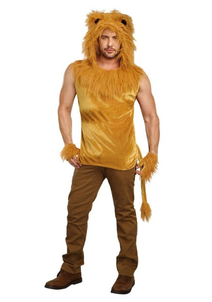 King of the Jungle Lion Men's Costume - US 0532
