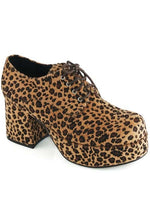 Leopard Platform Pimp Shoes for Men - US 7557