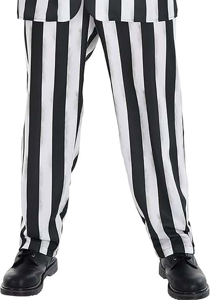 Plus Size Beetlejuice Striped Suit Costume for Men - US 2754