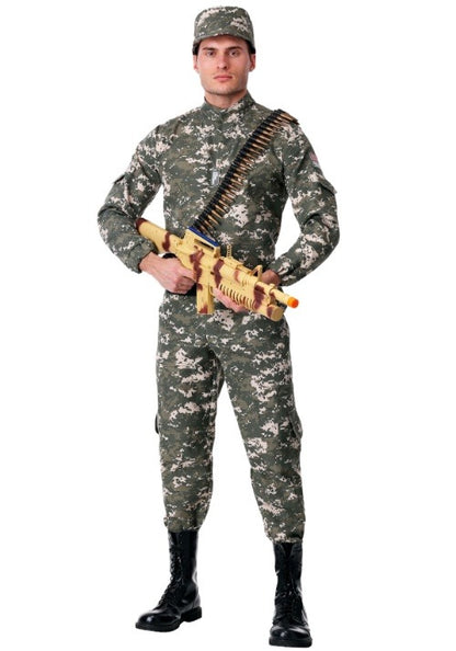 Men's Modern Combat Soldier Costume - US 2588