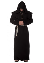 Monk Black Robe Costume for Men - US 7979