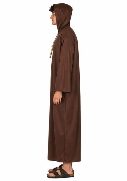 Men's Brown Monk Robe Costume - US 8401