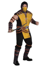 Adult Mortal Kombat Scorpion Costume - US 8440