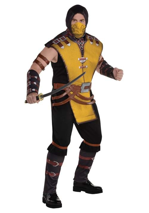 Adult Mortal Kombat Scorpion Costume - US 8440