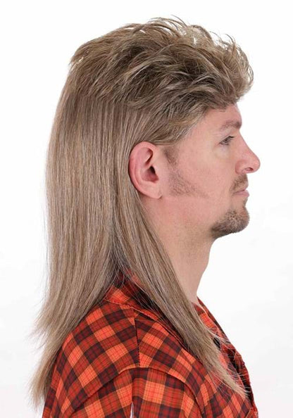 Men's Mullet Costume Wig - US 7429
