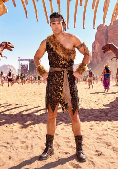 Sexy Muscle Caveman Costume for Men - US 5874
