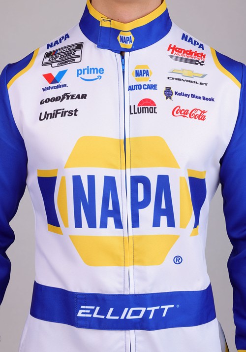 Men's NASCAR 2026 Chase Elliott NAPA Uniform Costume - US 7079