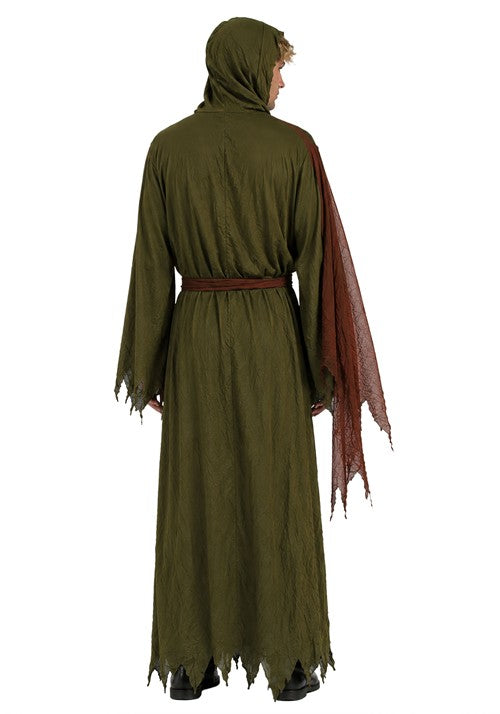 Men's Olive Hooded Spooky Robe Costume - US 7816