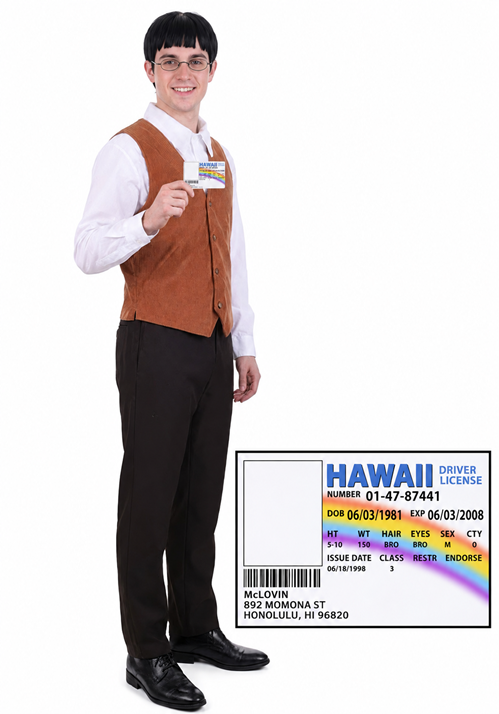 Men's McLovin Costume - US 5292