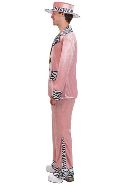 Men's Pink 70's Pimp Suit Costume - US 4440