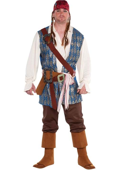 Plus Size Jack Sparrow Costume for Men - US 9005
