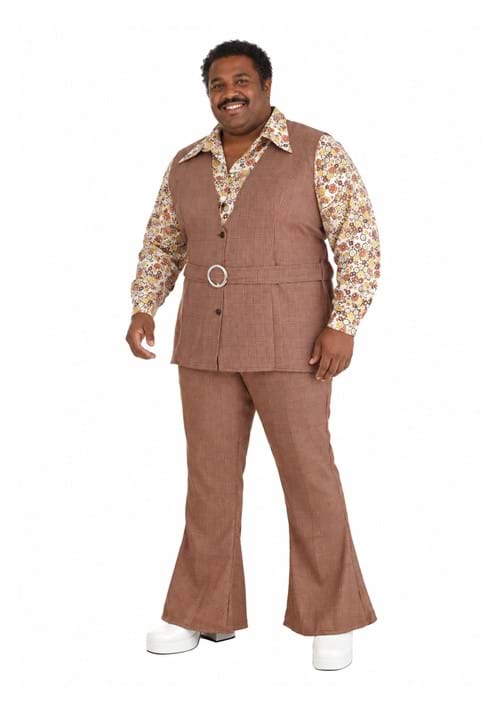 Plus Size '70s Vest Costume for Men - US 6427