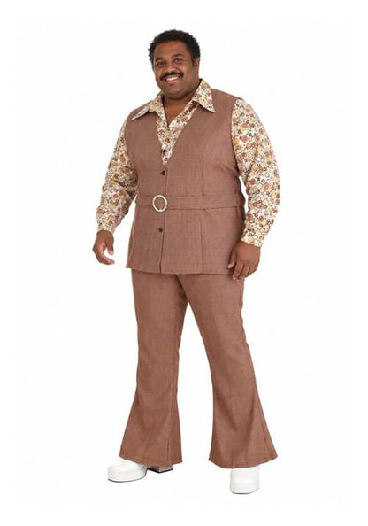 Plus Size '70s Vest Costume for Men - US 6427